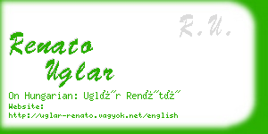 renato uglar business card